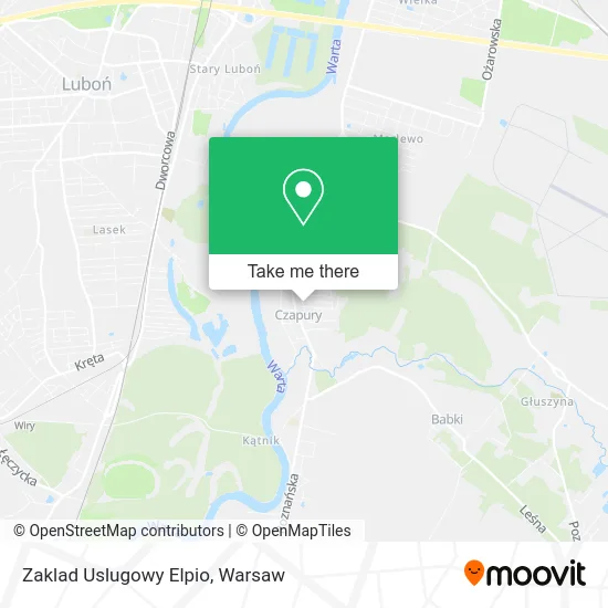 Карта Zaklad Uslugowy Elpio