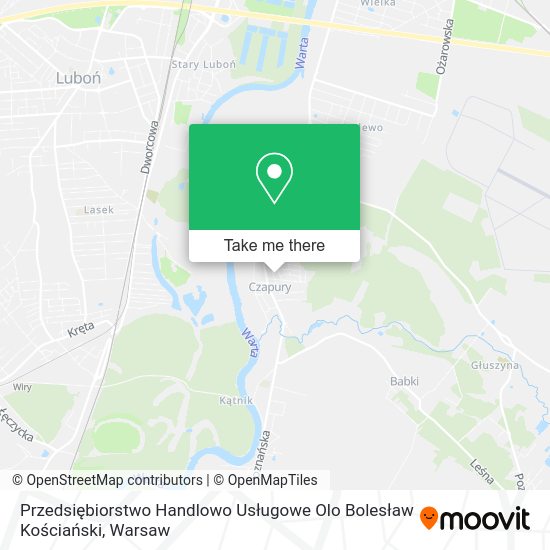 Przedsiębiorstwo Handlowo Usługowe Olo Bolesław Kościański map