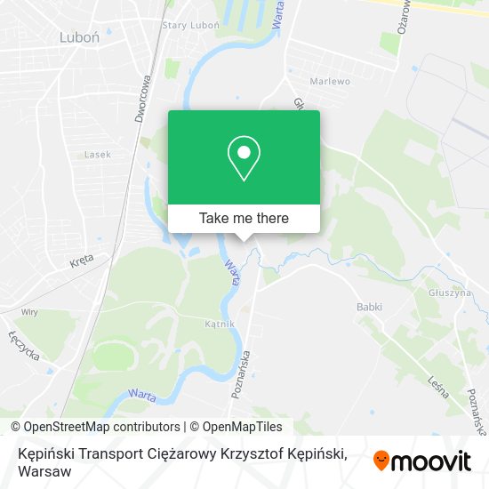 Карта Kępiński Transport Ciężarowy Krzysztof Kępiński