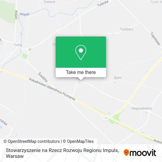 Карта Stowarzyszenie na Rzecz Rozwoju Regionu Impuls