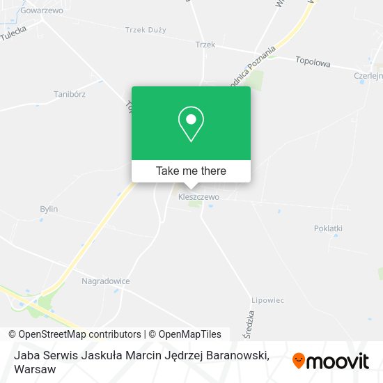 Jaba Serwis Jaskuła Marcin Jędrzej Baranowski map