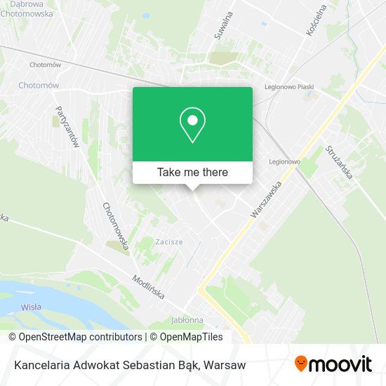 Kancelaria Adwokat Sebastian Bąk map