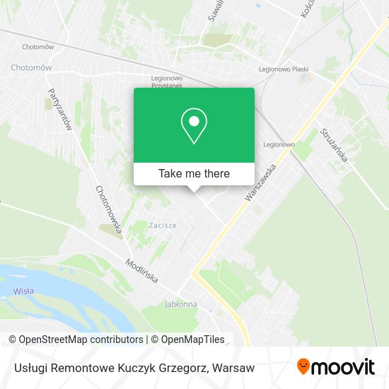 Usługi Remontowe Kuczyk Grzegorz map