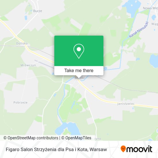 Figaro Salon Strzyżenia dla Psa i Kota map