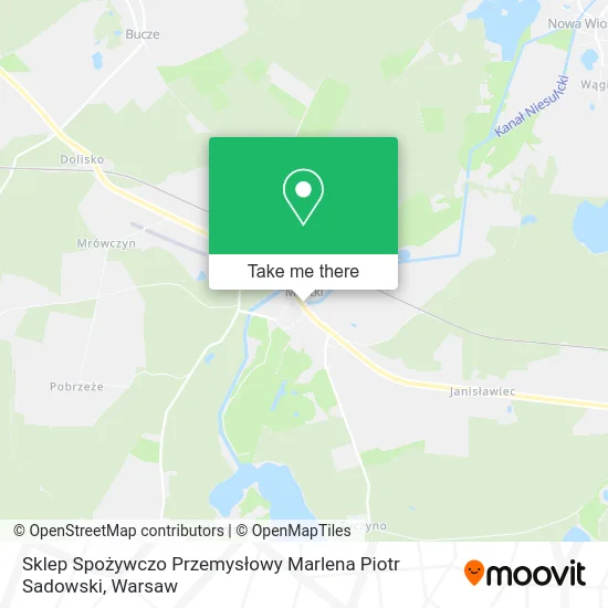 Sklep Spożywczo Przemysłowy Marlena Piotr Sadowski map