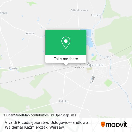 Vivaldi Przedsiębiorstwo Usługowo-Handlowe Waldemar Kaźmierczak map