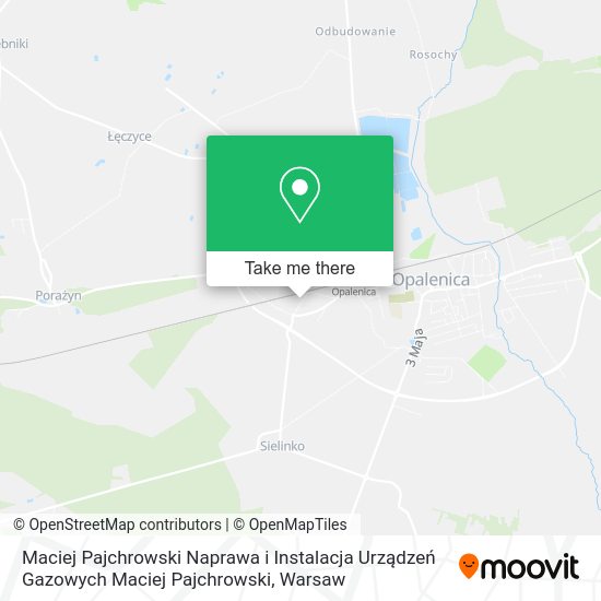 Maciej Pajchrowski Naprawa i Instalacja Urządzeń Gazowych Maciej Pajchrowski map