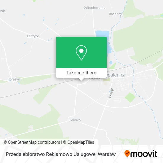 Карта Przedsiebiorstwo Reklamowo Uslugowe