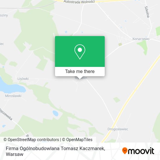 Firma Ogólnobudowlana Tomasz Kaczmarek map