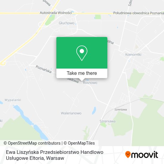 Ewa Liszyńska Przedsiebiorstwo Handlowo Usługowe Eltoria map