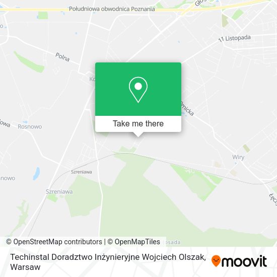 Techinstal Doradztwo Inżynieryjne Wojciech Olszak map