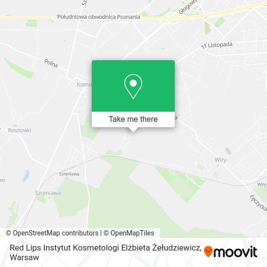 Карта Red Lips Instytut Kosmetologi Elżbieta Żełudziewicz