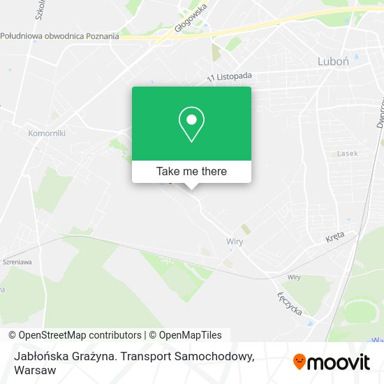 Jabłońska Grażyna. Transport Samochodowy map