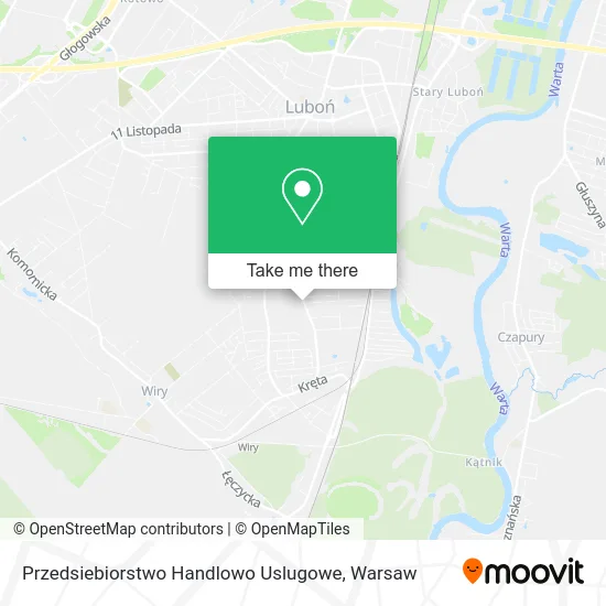 Карта Przedsiebiorstwo Handlowo Uslugowe