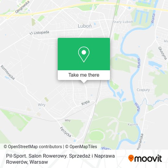 Pil-Sport. Salon Rowerowy. Sprzedaż i Naprawa Rowerów map