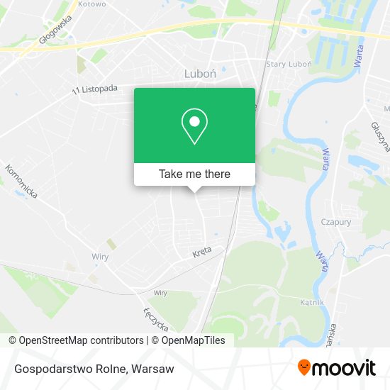 Gospodarstwo Rolne map