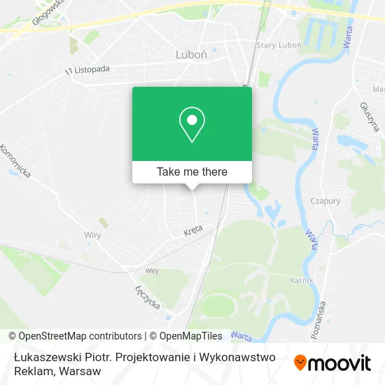 Łukaszewski Piotr. Projektowanie i Wykonawstwo Reklam map