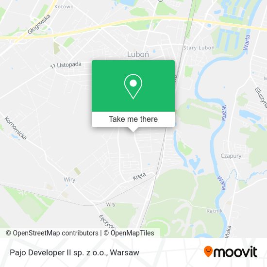 Pajo Developer II sp. z o.o. map