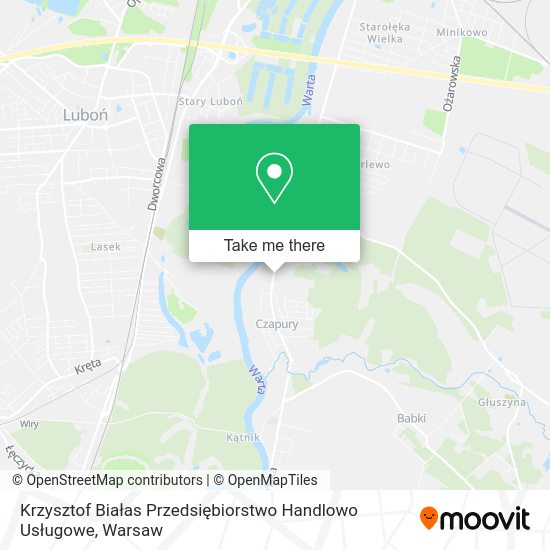 Krzysztof Białas Przedsiębiorstwo Handlowo Usługowe map