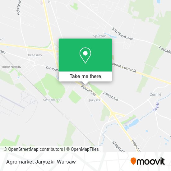 Agromarket Jaryszki map