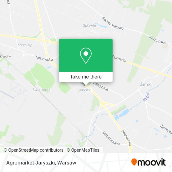 Agromarket Jaryszki map