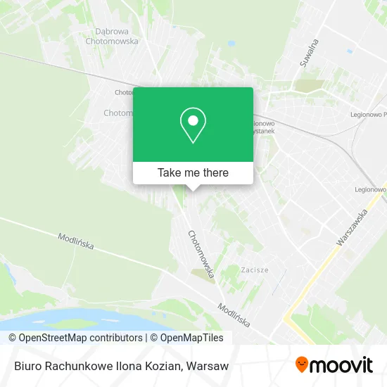 Biuro Rachunkowe Ilona Kozian map