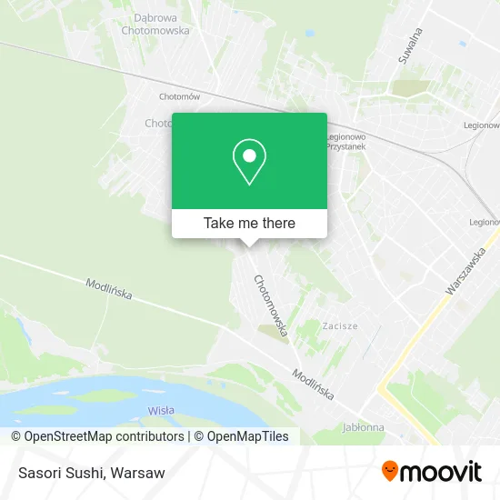 Sasori Sushi map