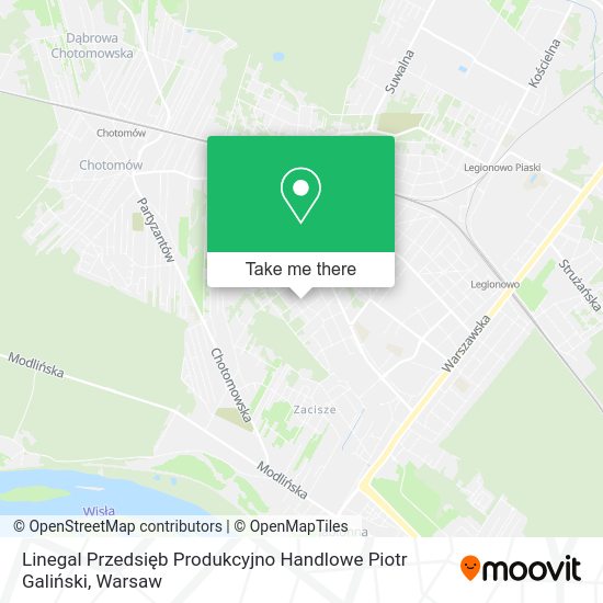 Linegal Przedsięb Produkcyjno Handlowe Piotr Galiński map