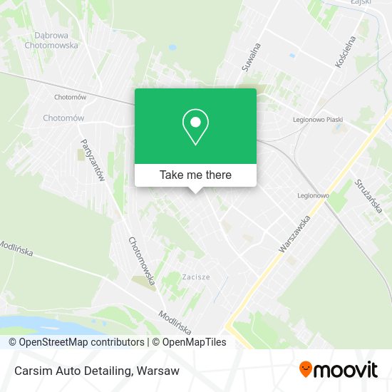 Carsim Auto Detailing map