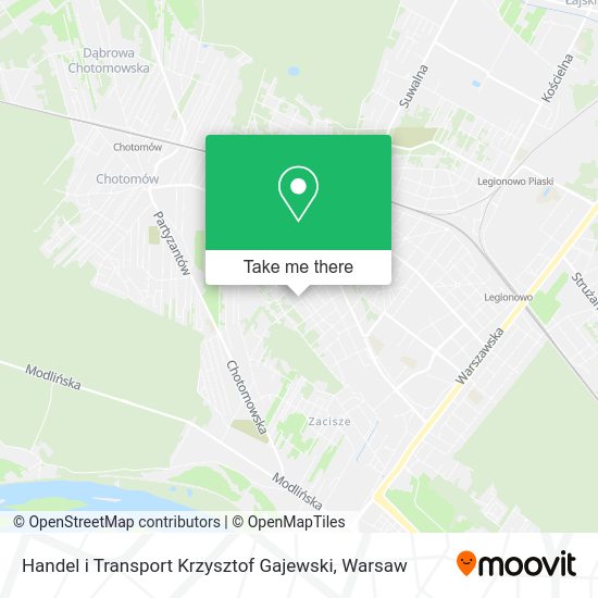 Handel i Transport Krzysztof Gajewski map