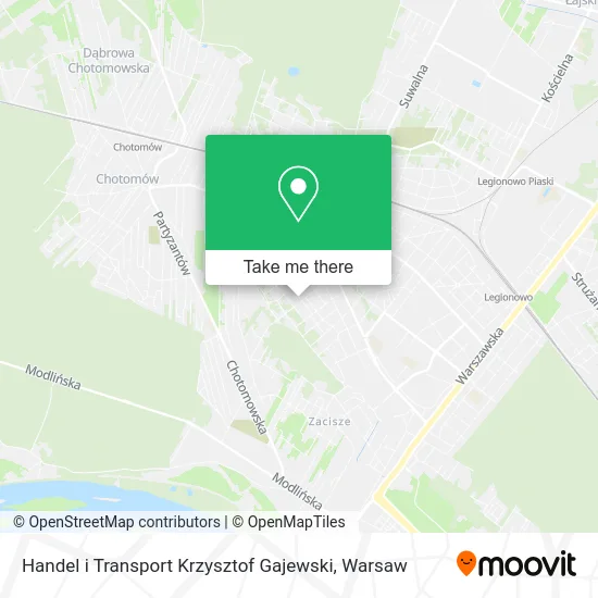 Карта Handel i Transport Krzysztof Gajewski