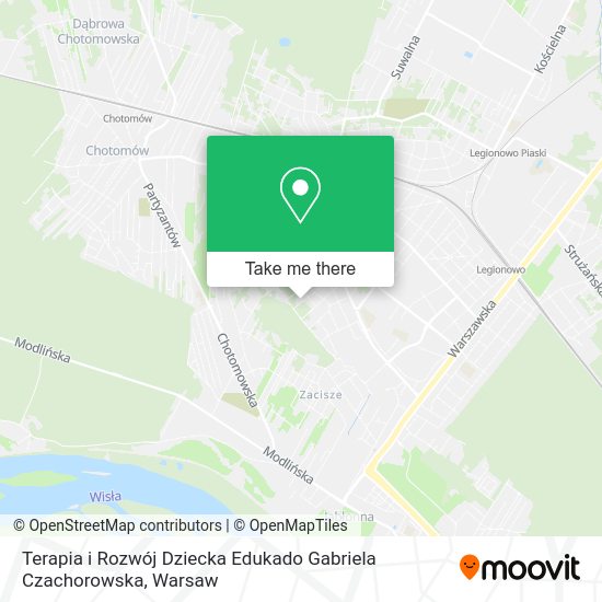 Terapia i Rozwój Dziecka Edukado Gabriela Czachorowska map