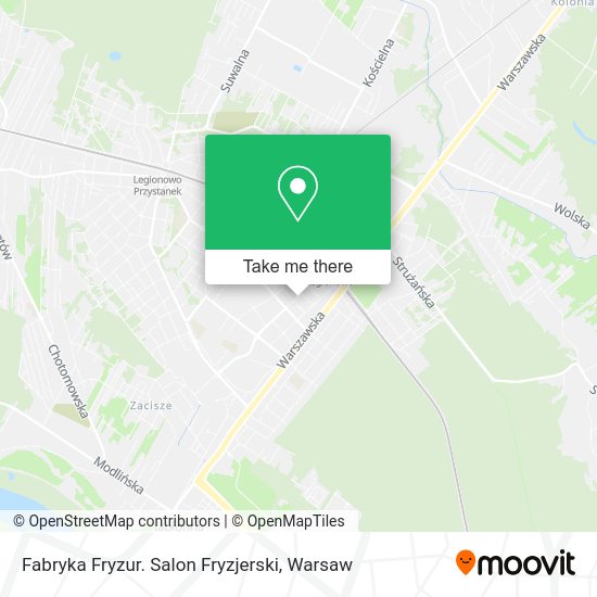 Fabryka Fryzur. Salon Fryzjerski map