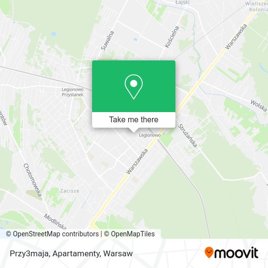 Przy3maja, Apartamenty map