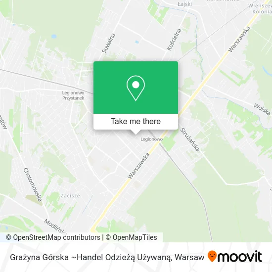 Grażyna Górska ~Handel Odzieżą Używaną map