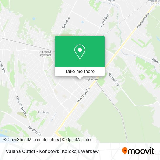 Vaiana Outlet - Końcówki Kolekcji map