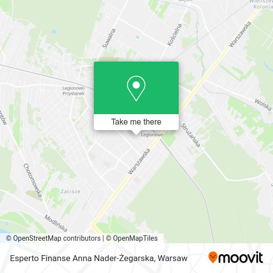 Esperto Finanse Anna Nader-Żegarska map