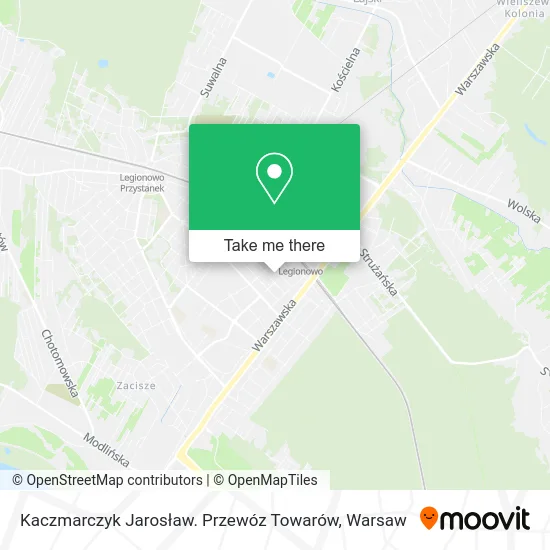 Kaczmarczyk Jarosław. Przewóz Towarów map