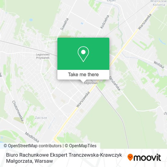 Biuro Rachunkowe Ekspert Tranczewska-Krawczyk Małgorzata map