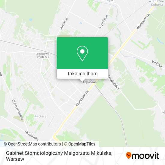 Карта Gabinet Stomatologiczny Malgorzata Mikulska