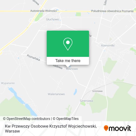 Kw Przewozy Osobowe Krzysztof Wojciechowski map