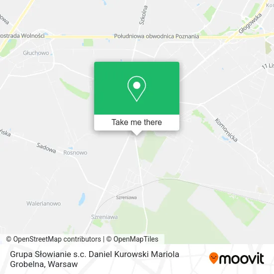 Карта Grupa Słowianie s.c. Daniel Kurowski Mariola Grobelna