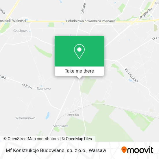 Карта Mf Konstrukcje Budowlane. sp. z o.o.
