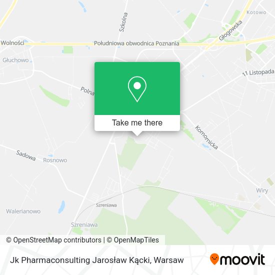 Jk Pharmaconsulting Jarosław Kącki map