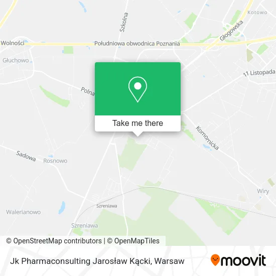 Jk Pharmaconsulting Jarosław Kącki map