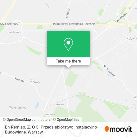 En-Rem sp. Z. O.O. Przedsiębiorstwo Instalacyjno-Budowlane map