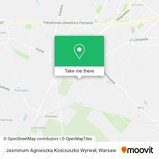 Jasminum Agnieszka Kościuszko Wyrwał map