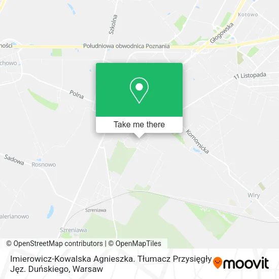 Карта Imierowicz-Kowalska Agnieszka. Tłumacz Przysięgły Jęz. Duńskiego