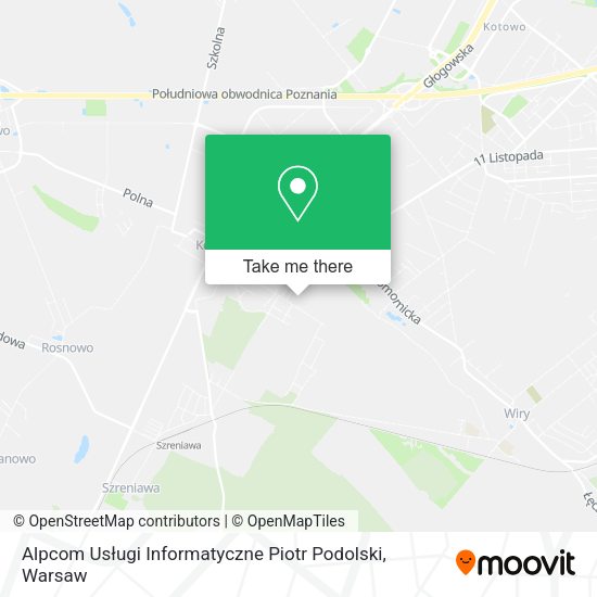 Alpcom Usługi Informatyczne Piotr Podolski map