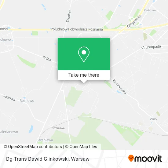 Dg-Trans Dawid Glinkowski map